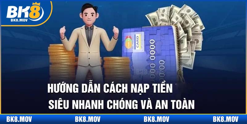 Tiến trình gửi tiền được thao tác với 3 bước vô cùng đơn giản